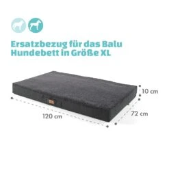 Balu Hundebett Ersatzbezug Waschbar Rutschfest Atmungsaktiv Größe XL -Klarstein Verkaufs 10037622 de 0004 logo