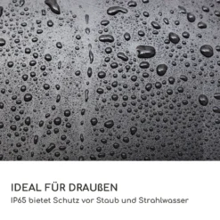 Heat Guru Tri-Mini Standheizstrahler 600W 2 Heizstufen IP65 Schwingfunktion Schwarz -Klarstein Verkaufs 10037728 de 0005 logo