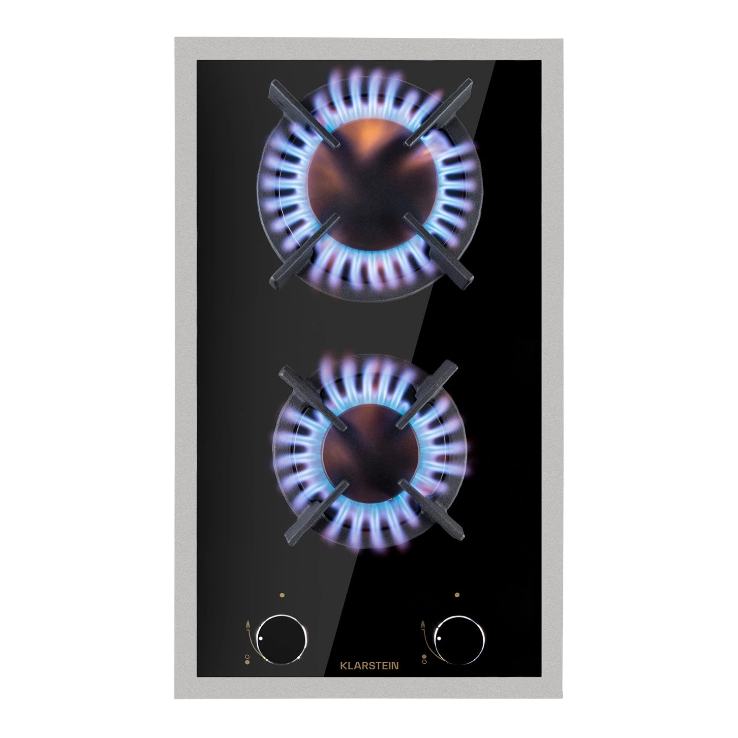 Goldflame Domino Prime Gaskochfeld 2-flammig Messing-Brenner Glaskeramik Goldflame Domino Prime Gaskochfeld 2-flammig Messing-Brenner Glaskeramik -Klarstein Verkaufs 10037806 yy 0001 titel