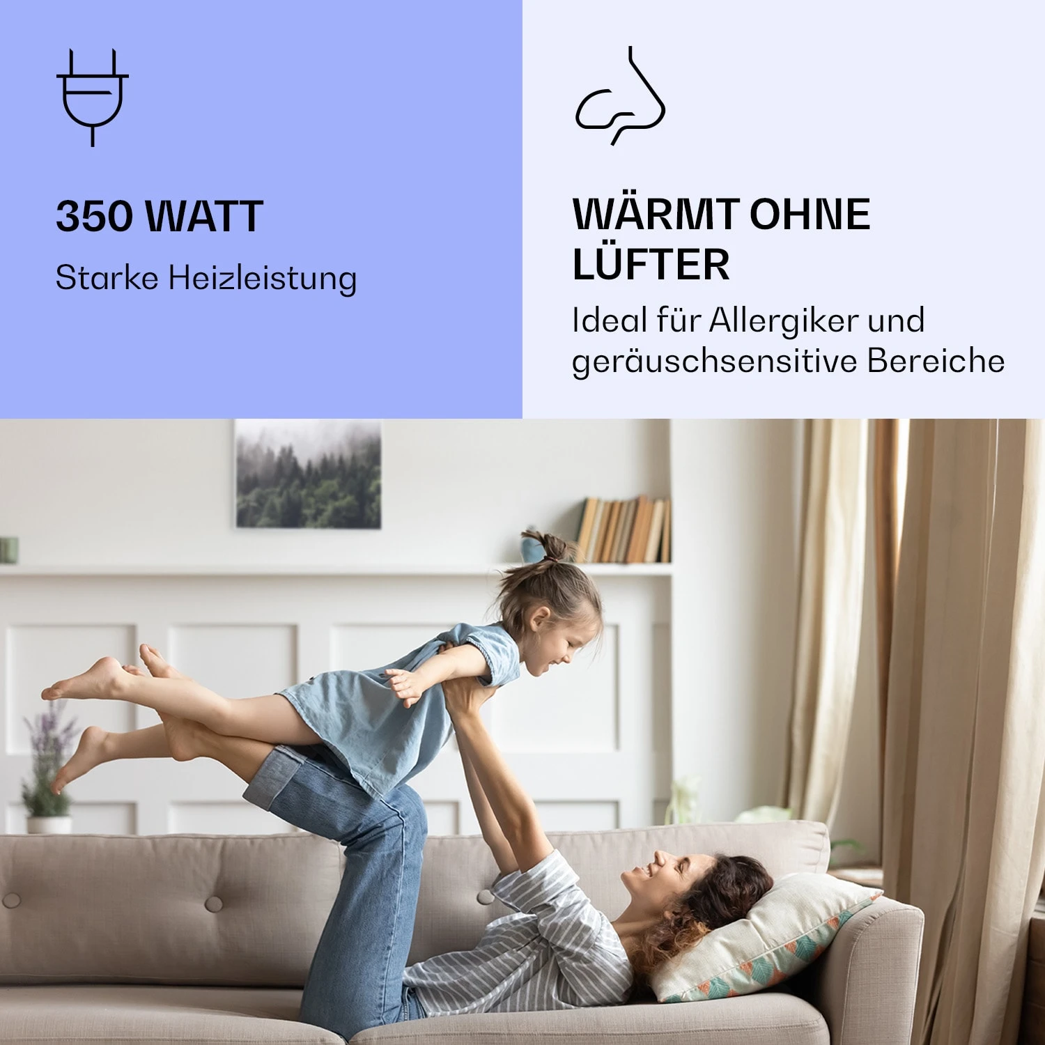 Wonderwall Air Art Smart Infrarotheizung Wald 60x60cm 350W Wonderwall Air Art Smart Infrarotheizung Wald 60x60cm 350W -Klarstein Verkaufs 10037820 de 0005 logo