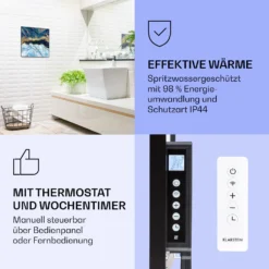 Wonderwall Air Art Smart Infrarotheizung Blauer Marmor 60x60cm 350W 3 Wonderwall Air Art Smart Infrarotheizung Blauer Marmor 60x60cm 350W -Klarstein Verkaufs 10037827 de 0004 logo
