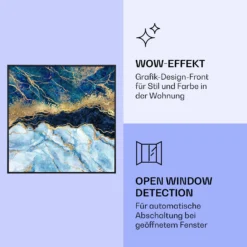 Wonderwall Air Art Smart Infrarotheizung Blauer Marmor 60x60cm 350W 5 Wonderwall Air Art Smart Infrarotheizung Blauer Marmor 60x60cm 350W -Klarstein Verkaufs 10037827 de 0006 logo