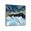 Wonderwall Air Art Smart Infrarotheizung Blauer Marmor 60x60cm 350W