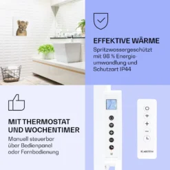 Wonderwall Air Art Smart Infrarotheizung Löwe 60x60cm 350W -Klarstein Verkaufs 10037834 de 0004 logo