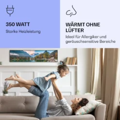 Wonderwall Air Art Smart Infrarotheizung See 120x30cm 350W -Klarstein Verkaufs 10037839 de 0005 logo