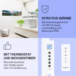Wonderwall Air Art Smart Infrarotheizung See 120x30cm 350W -Klarstein Verkaufs 10037840 de 0004 logo