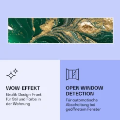 Wonderwall Air Art Smart Infrarotheizung Wirbel 120x30cm 350W -Klarstein Verkaufs 10037844 de 0006 logo