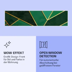 Wonderwall Air Art Smart Infrarotheizung Grüne Linie 120x30cm 350W 5 Wonderwall Air Art Smart Infrarotheizung Grüne Linie 120x30cm 350W -Klarstein Verkaufs 10037846 de 0006 logo