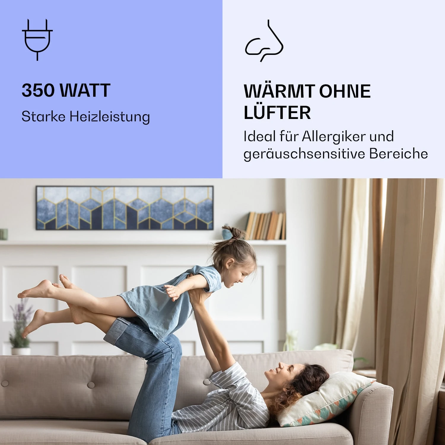 Wonderwall Air Art Smart Infrarotheizung Blaue Linie 120x30cm 350W Wonderwall Air Art Smart Infrarotheizung Blaue Linie 120x30cm 350W -Klarstein Verkaufs 10037847 de 0005 logo