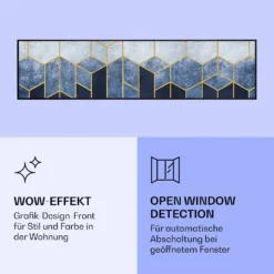 Wonderwall Air Art Smart Infrarotheizung Blaue Linie 120x30cm 350W 5 Wonderwall Air Art Smart Infrarotheizung Blaue Linie 120x30cm 350W -Klarstein Verkaufs 10037847 de 0006 logo