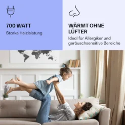 Wonderwall Air Art Smart Infrarotheizung Schwarze Karte 120x60cm 700W -Klarstein Verkaufs 10037872 de 0005 logo