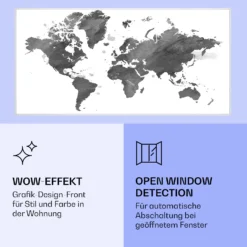 Wonderwall Air Art Smart Infrarotheizung Schwarze Karte 120x60cm 700W -Klarstein Verkaufs 10037872 de 0006 logo