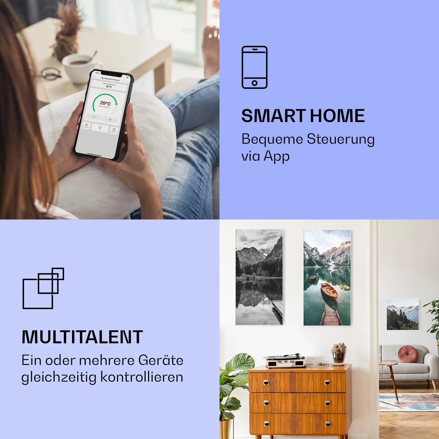 Wonderwall Air Art Smart Infrarotheizung See Vertikal 60x120cm 700W Wonderwall Air Art Smart Infrarotheizung See Vertikal 60x120cm 700W -Klarstein Verkaufs 10037894 de 0002 logo