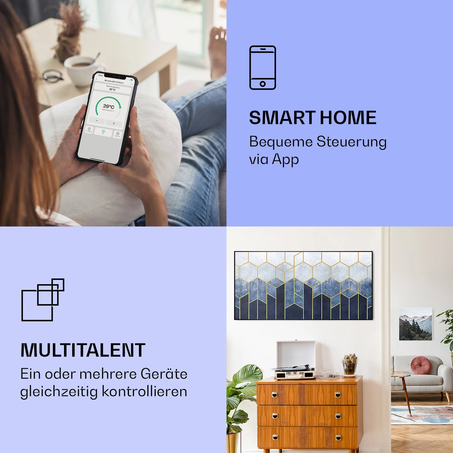 Wonderwall Air Art Smart Infrarotheizung Blaue Linie 120x60cm 700W Wonderwall Air Art Smart Infrarotheizung Blaue Linie 120x60cm 700W -Klarstein Verkaufs 10037909 de 0002 logo