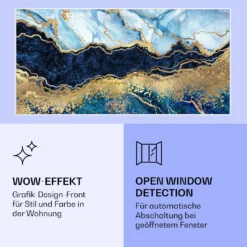 Wonderwall Air Art Smart Infrarotheizung Blauer Marmor 120x60cm 700W 5 Wonderwall Air Art Smart Infrarotheizung Blauer Marmor 120x60cm 700W -Klarstein Verkaufs 10037912 de 0006 logo