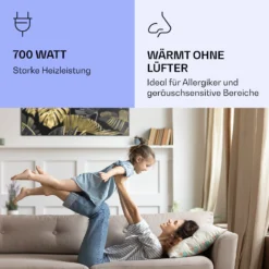 Wonderwall Air Art Smart Infrarotheizung Schwarzes Blatt 120x60cm 700W 4 Wonderwall Air Art Smart Infrarotheizung Schwarzes Blatt 120x60cm 700W -Klarstein Verkaufs 10037921 de 0005 logo