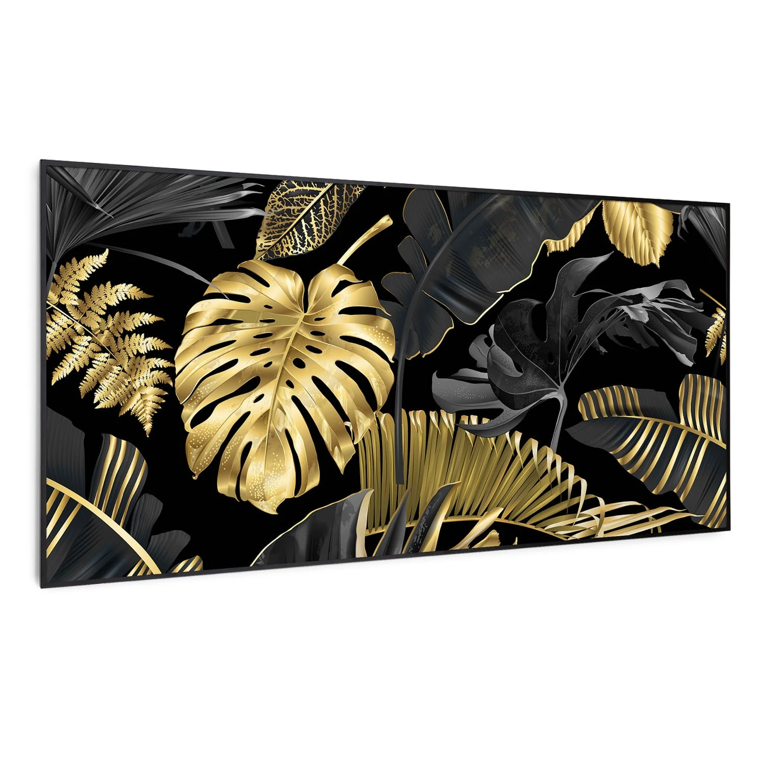 Wonderwall Air Art Smart Infrarotheizung Schwarzes Blatt 120x60cm 700W Wonderwall Air Art Smart Infrarotheizung Schwarzes Blatt 120x60cm 700W -Klarstein Verkaufs 10037921 yy 0001 titel