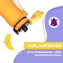 Schmatzfatz Trinkflasche Sportflasche 500 Ml 24 Cm Tritan -Klarstein Verkaufs 10037953 de 0003 usp