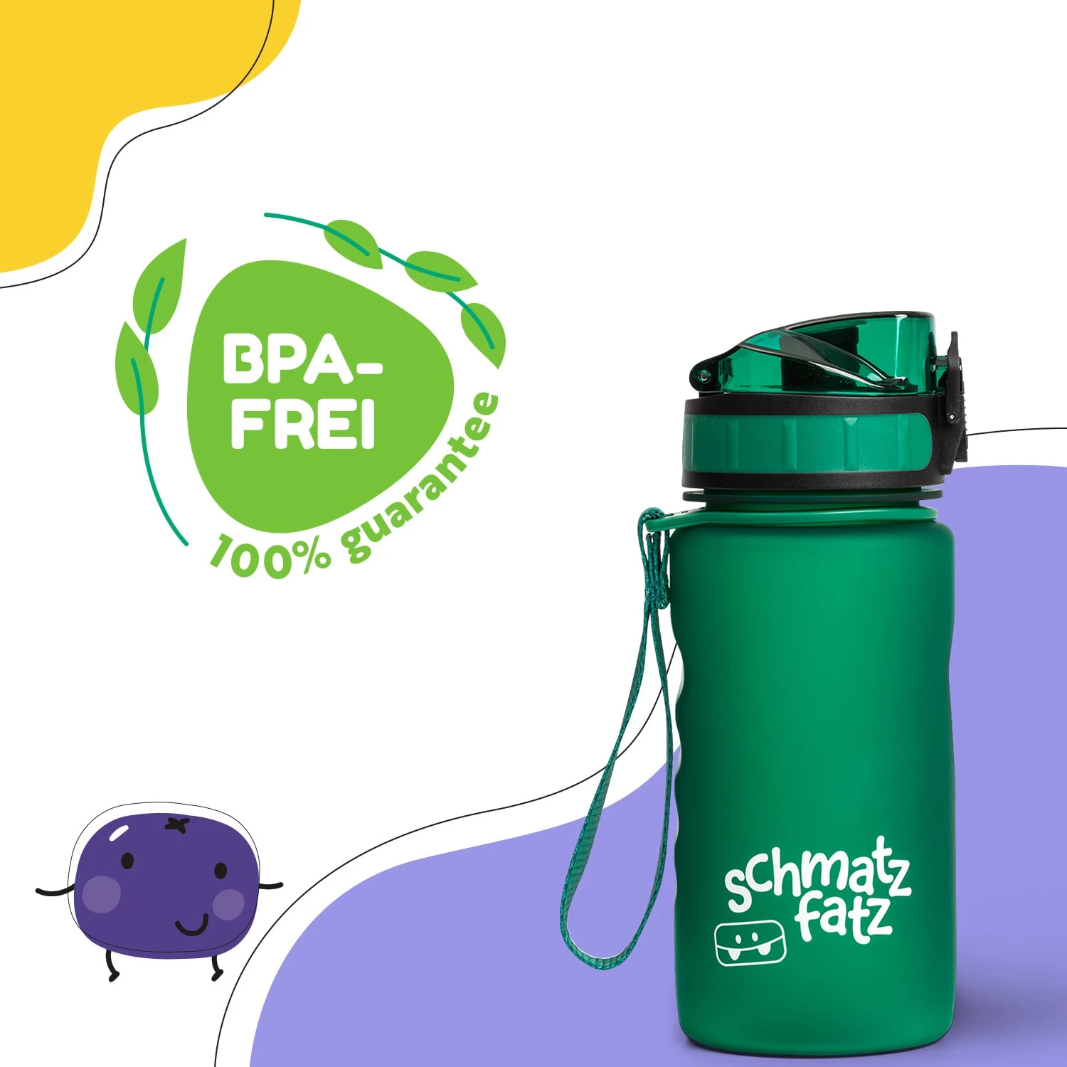 schmatzfatz Trinkflasche Sportflasche 350 ml 18 cm Tritan Schmatzfatz Trinkflasche Sportflasche 350 Ml 18 Cm Tritan -Klarstein Verkaufs 10037960 de 0002 usp