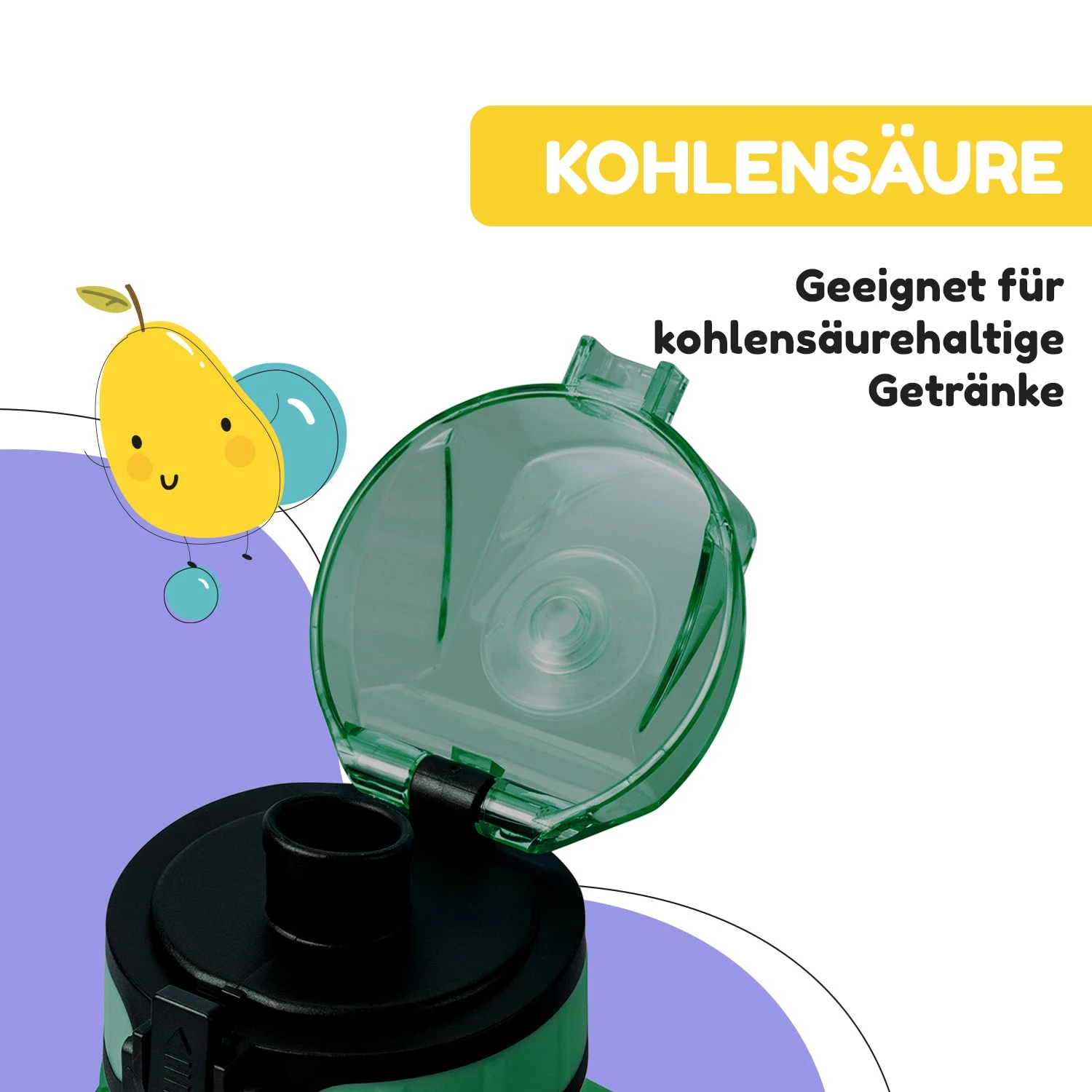 schmatzfatz Trinkflasche Sportflasche 350 ml 18 cm Tritan Schmatzfatz Trinkflasche Sportflasche 350 Ml 18 Cm Tritan -Klarstein Verkaufs 10037960 de 0005 usp