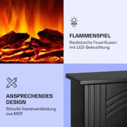 Elbrus Elektrokamin 2000 W LED-Technik Fernbedienung -Klarstein Verkaufs 10037972 de 0005 logo