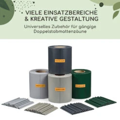 Sichtschutzstreifen-Clips Zubehör PVC 10er-Pack -Klarstein Verkaufs 10037988 de 0006 usp