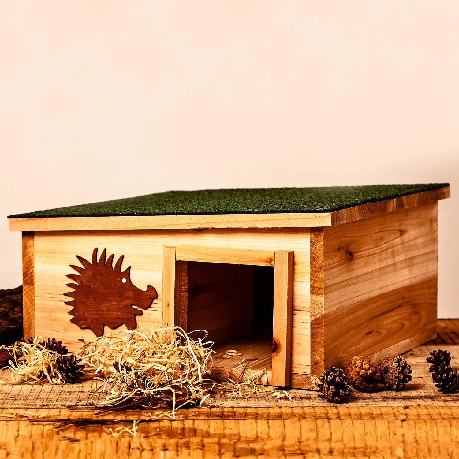 Igelhaus Futterhaus Überwinterung 2 Kammern Tannenholz unbehandelt Igelhaus Futterhaus Überwinterung 2 Kammern Tannenholz Unbehandelt -Klarstein Verkaufs 10038027 yy 0006 logo