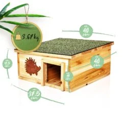 Igelhaus Futterhaus Überwinterung 2 Kammern Tannenholz Unbehandelt 6 Igelhaus Futterhaus Überwinterung 2 Kammern Tannenholz Unbehandelt -Klarstein Verkaufs 10038027 yy 0007 logo