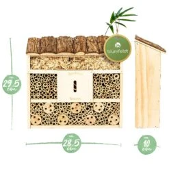 Insektenhotel Mit Flachdach Aufhängung Ganzjährig Bewohnbar Holz -Klarstein Verkaufs 10038031 yy 0007 logo