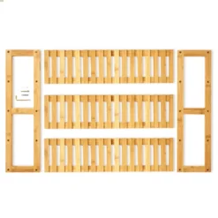 Regalablage 3 Etagen 60x54x15 Cm (BxHxT) Böden Höhenverstellbar Bambus 2 Regalablage 3 Etagen 60x54x15 Cm (BxHxT) Böden Höhenverstellbar Bambus -Klarstein Verkaufs 10038054 yy 0003 logo
