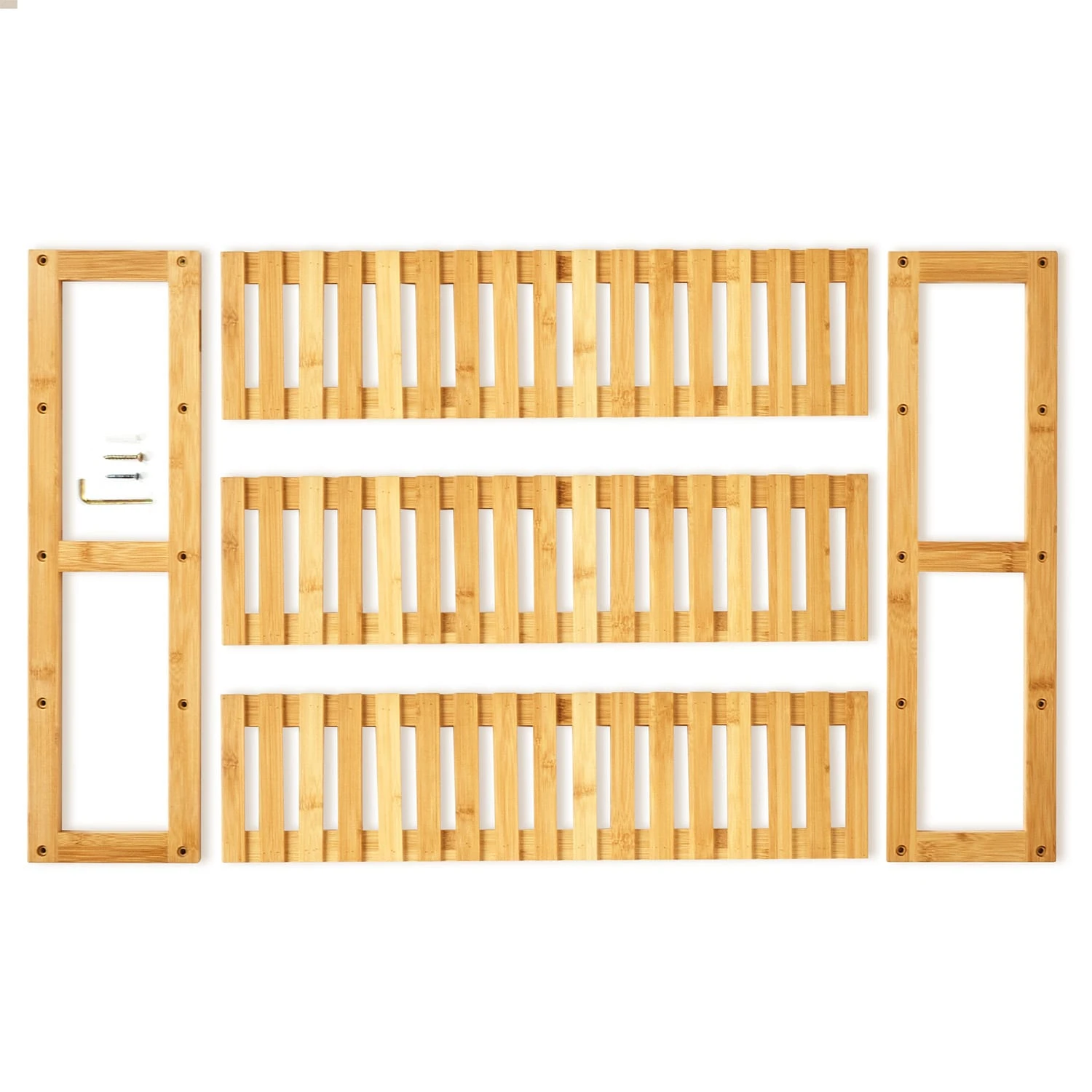Regalablage 3 Etagen 60x54x15 cm (BxHxT) Böden höhenverstellbar Bambus Regalablage 3 Etagen 60x54x15 Cm (BxHxT) Böden Höhenverstellbar Bambus -Klarstein Verkaufs 10038054 yy 0003 logo