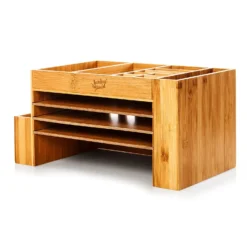 Schreibtischorganizer Mit Vielen Fächern 40 X 20 X 23 Cm 100 % Bambus -Klarstein Verkaufs 10038062 yy 0007 logo