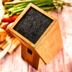 Messerblock, Schief PET-Borsteneinsatz Für 5-10 Messer, Bambus -Klarstein Verkaufs 10038080 yy 0003 logo