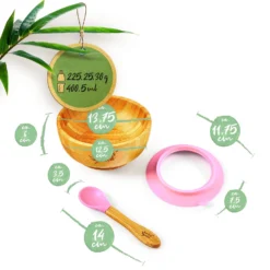 Kindergeschirr Mit Bambusschale Und Löffel 400 Ml Inkl. Saugnapf Ø: 13,7 Cm 5 Kindergeschirr Mit Bambusschale Und Löffel 400 Ml Inkl. Saugnapf Ø: 13,7 Cm -Klarstein Verkaufs 10038085 yy 0006 logo