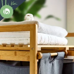 Wäschestation 2 Herausnehmbare Säcke Bambus Baumwolle -Klarstein Verkaufs 10038102 yy 0003 logo