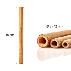 Bambusröhrchen 70 Stück Je 15 Cm Länge Holzfarben 6 Bambusröhrchen 70 Stück Je 15 Cm Länge Holzfarben -Klarstein Verkaufs 10038148 yy 0007 logo