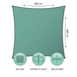 Rechteckiges Sonnensegel 4x4 M Polyester Luftdurchlässig 5 Rechteckiges Sonnensegel 4x4 M Polyester Luftdurchlässig -Klarstein Verkaufs 10038152 de 0006 logo