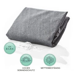 Rechteckiges Sonnensegel 5x7 M Mit Befestigungsringen Polyester Luftdurchlässig 4 Rechteckiges Sonnensegel 5x7 M Mit Befestigungsringen Polyester Luftdurchlässig -Klarstein Verkaufs 10038166 de 0005 logo