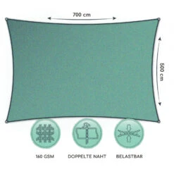 Rechteckiges Sonnensegel 5x7 M Mit Befestigungsringen Polyester Luftdurchlässig 5 Rechteckiges Sonnensegel 5x7 M Mit Befestigungsringen Polyester Luftdurchlässig -Klarstein Verkaufs 10038166 de 0006 logo