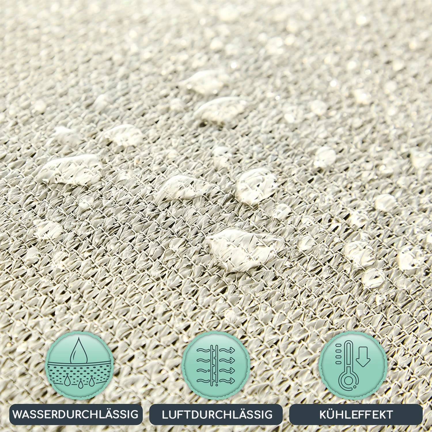 quadratisches Sonnensegel 5x5 m Polyester luftdurchlässig Quadratisches Sonnensegel 5x5 M Polyester Luftdurchlässig -Klarstein Verkaufs 10038185 de 0003 logo