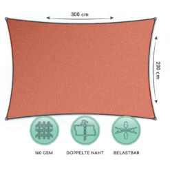 Quadratisches Sonnensegel 2 X 3 M Polyester Luftdurchlässig -Klarstein Verkaufs 10038213 de 0006 logo