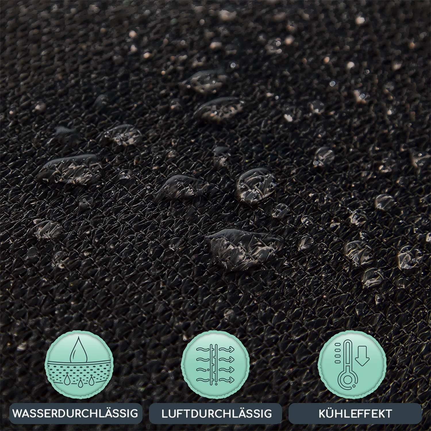 quadratisches Sonnensegel 3 x 3 m Polyester luftdurchlässig Quadratisches Sonnensegel 3 X 3 M Polyester Luftdurchlässig -Klarstein Verkaufs 10038215 de 0003 logo