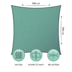 Quadratisches Sonnensegel 5 X 5 M Polyester Luftdurchlässig -Klarstein Verkaufs 10038217 de 0006 logo