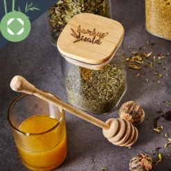 Eckiges Glas Mit Bambusdeckel Luftdicht Mit Silikonring 6x25x6 Cm 3x 500 Ml -Klarstein Verkaufs 10038259 yy 0006 logo