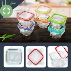 Mini Frischhaltedosen 6er-Set Je 160ml Spülmaschinenfest Auslaufsicher -Klarstein Verkaufs 10038297 yy 0003 logo