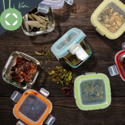 Mini Frischhaltedosen 6er-Set Je 160ml Spülmaschinenfest Auslaufsicher -Klarstein Verkaufs 10038297 yy 0004 logo