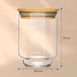 Gewürzgläser Bambusdeckel 10 Stück Je 150 Ml Luftdicht Stapelbar -Klarstein Verkaufs 10038311 yy 0008 logo