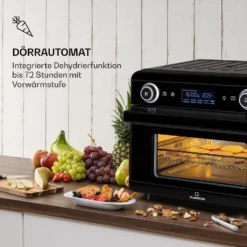 AeroVital Jumbo 3-in-1 Heißluftfritteuse Toaster Dörrautomat 1550 W 18 Liter -Klarstein Verkaufs 10038339 de 0006 logo
