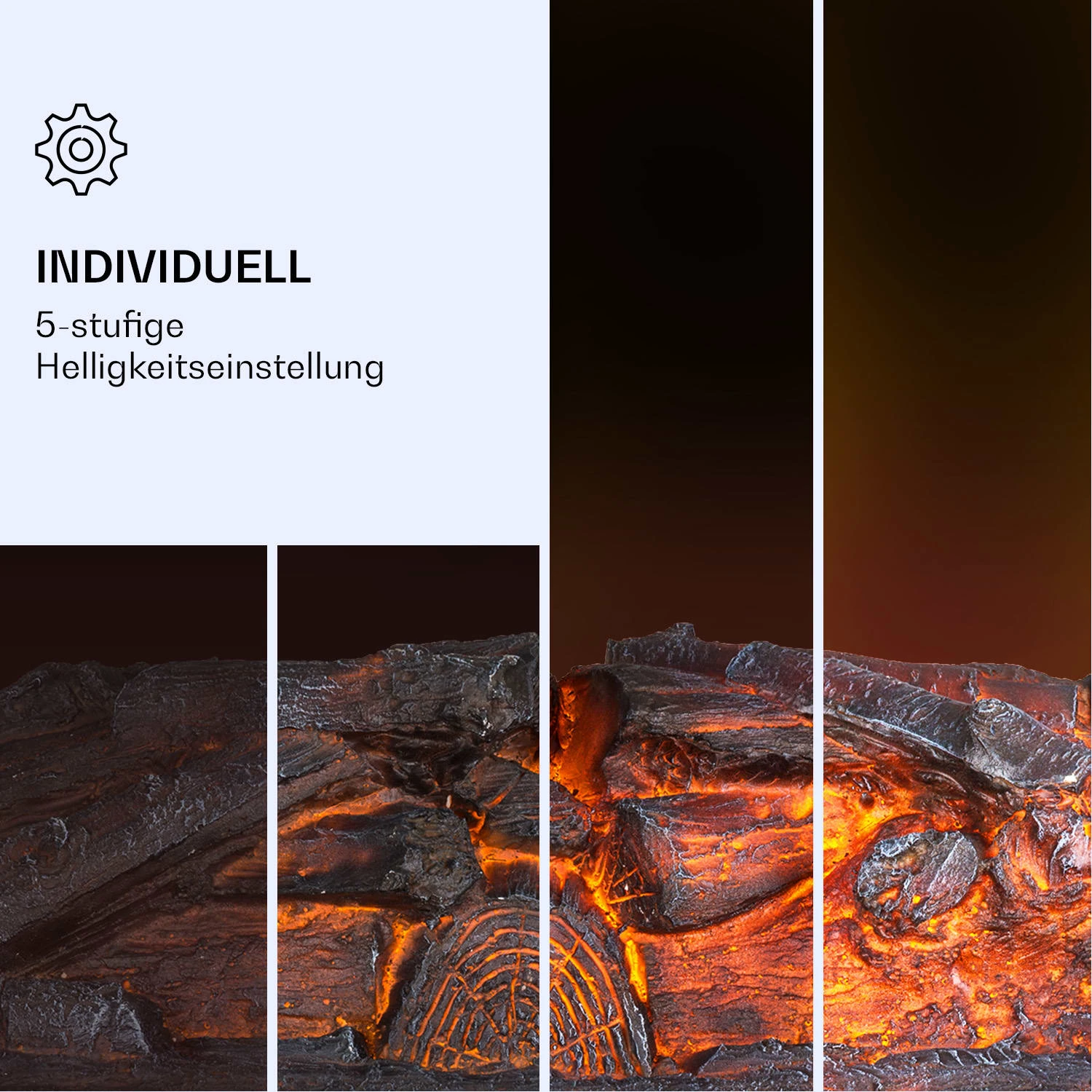 Kamini FXL 2G Elektrischer Kamin Kamineinsatz 1800 W LED-3D-Flammenillusion Kamini FXL 2G Elektrischer Kamin Kamineinsatz 1800 W LED-3D-Flammenillusion -Klarstein Verkaufs 10038365 de 0005 logo