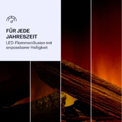 Studio Light & Fire 3 Smart Kamin 1000/2000W MDF WiFi-Steuerung 5 Studio Light & Fire 3 Smart Kamin 1000/2000W MDF WiFi-Steuerung -Klarstein Verkaufs 10038384 de 0006 logo